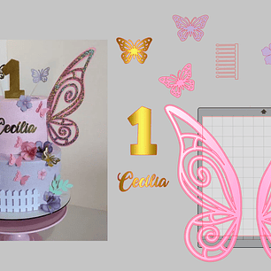 Arquivo Asas de Borboleta Para Topo