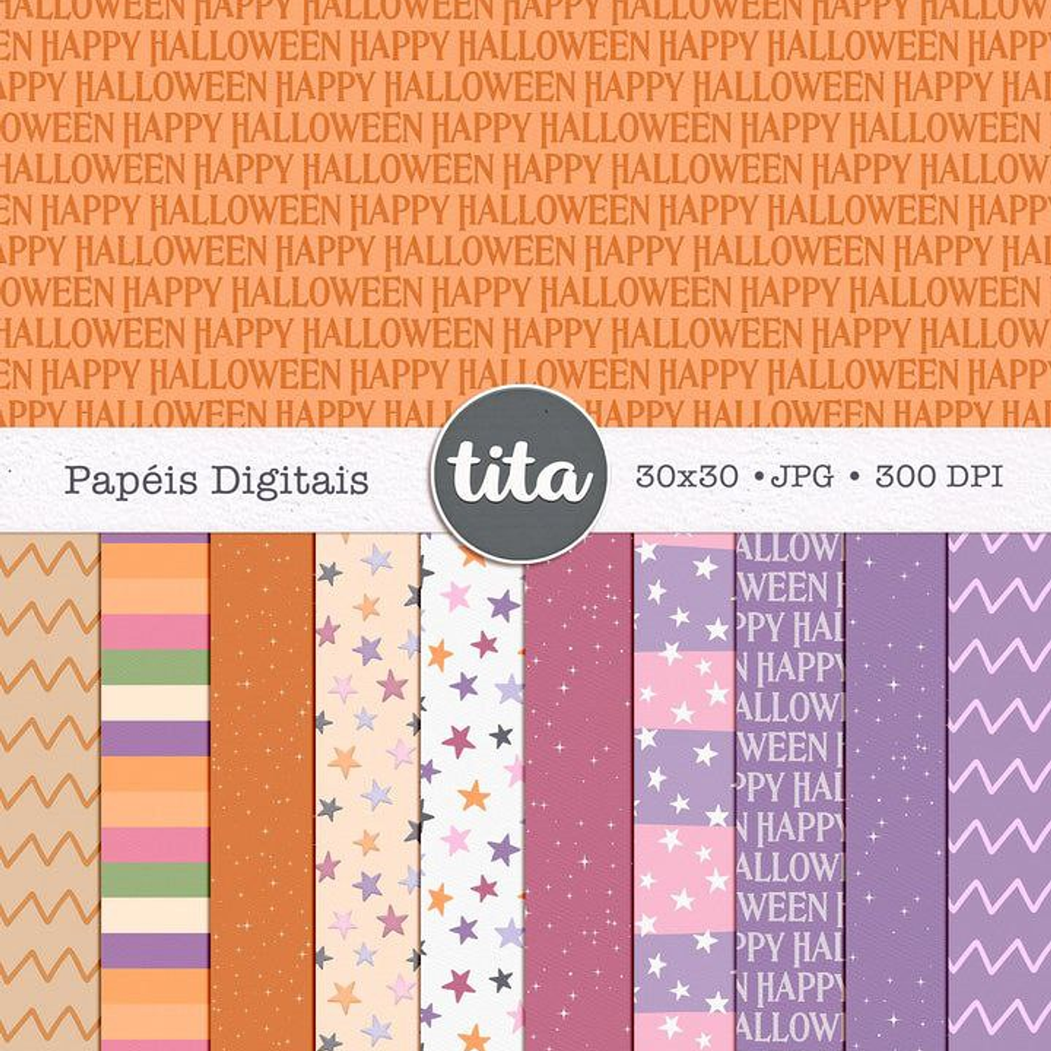 Kit Digital Halloween Animal - Tita 3