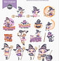 Kit Digital Halloween Escola De Bruxinhas - Tita  - Thumbnail 4