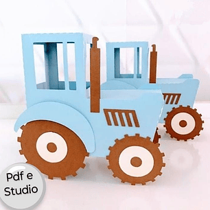 Arquivo Trator Fazendinha Azul