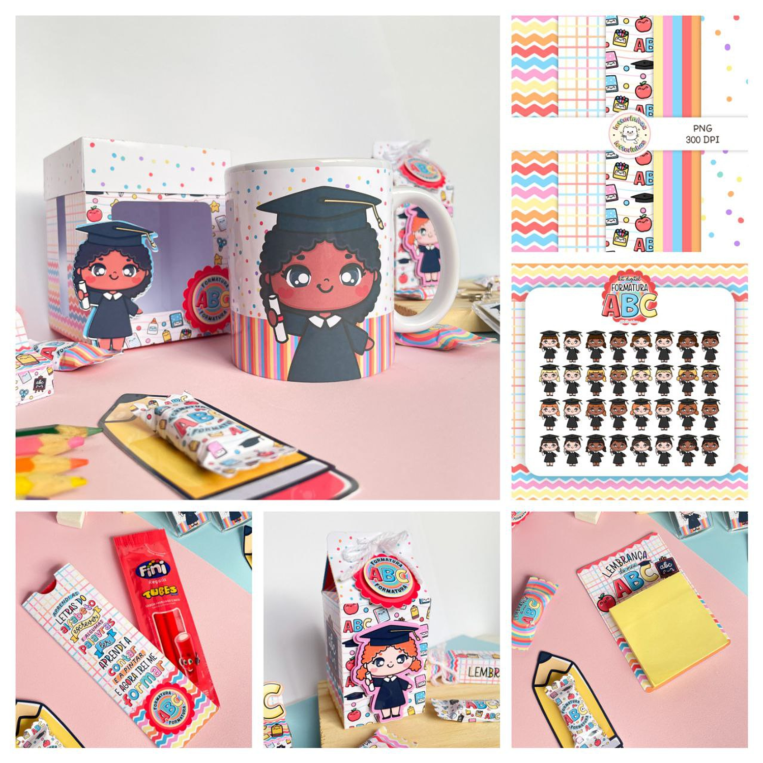 Arquivo Kit Digital Formatura Abc - Letterinhas 4