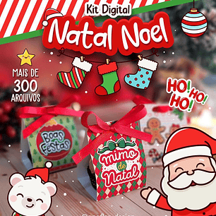 Arquivo Kit digital Natal Noel - Ana flor Design