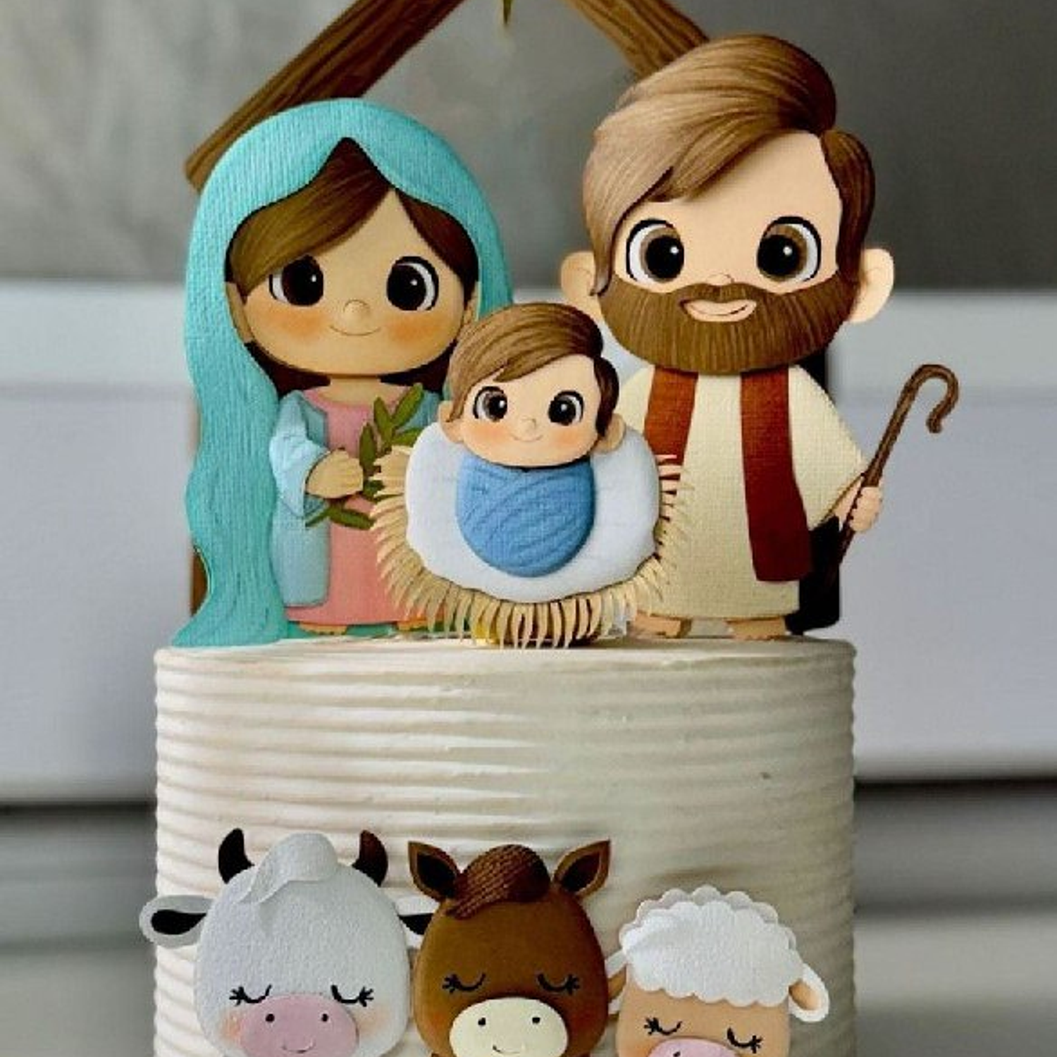 Arquivo Topo Natal Presépio Luxo - Papel Caramelo 1