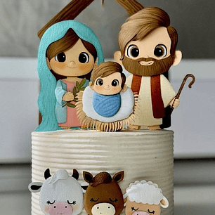 Arquivo Topo Natal Presépio Luxo - Papel Caramelo