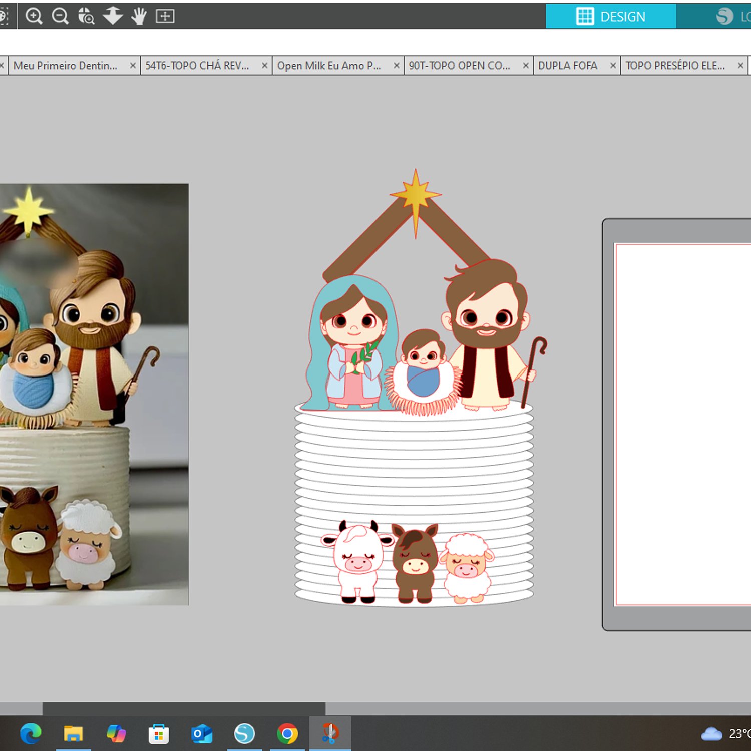 Arquivo Topo Natal Presépio Luxo - Papel Caramelo 2