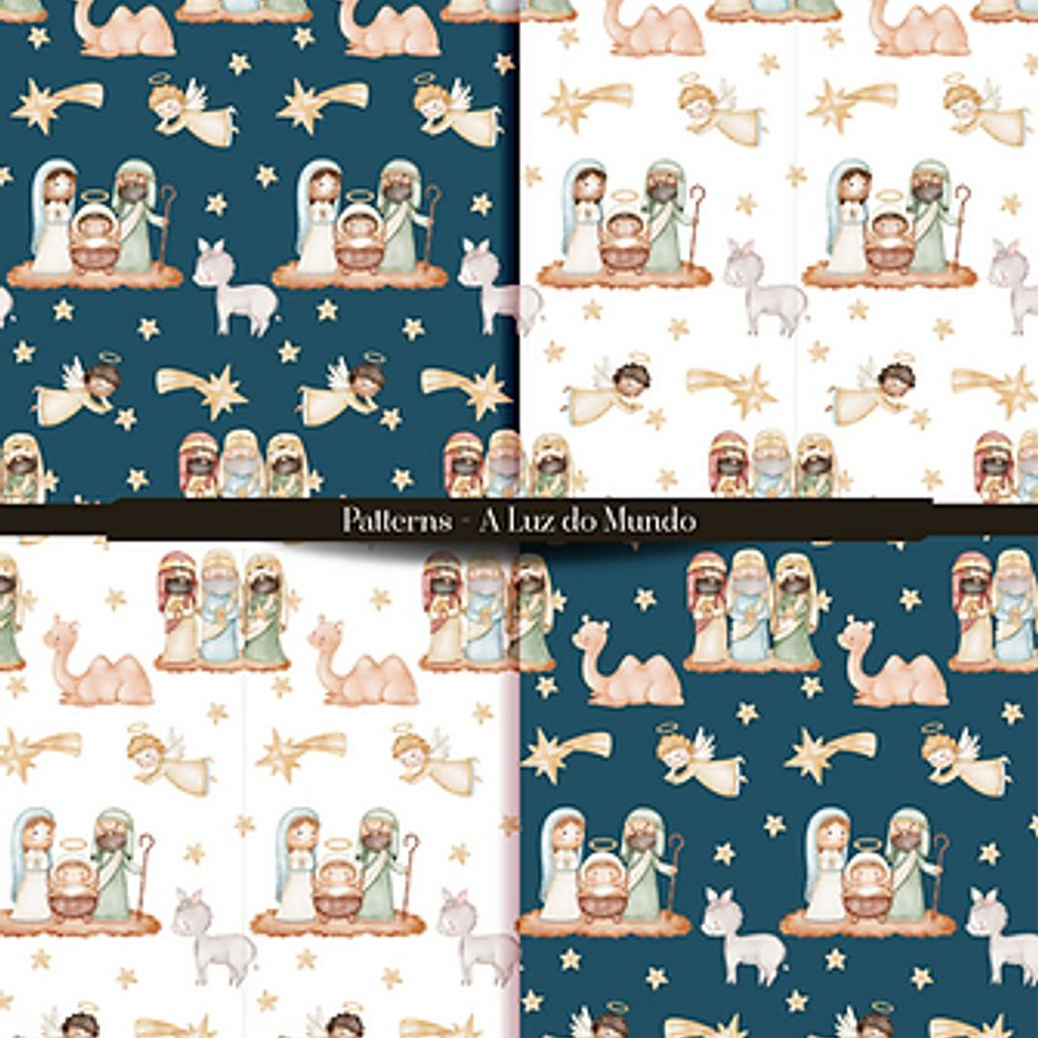 Kit Digital Natal Cristão A Luz Do Mundo - Gabs 3