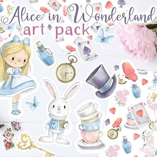 Kit Digital Alice in Wonderland
