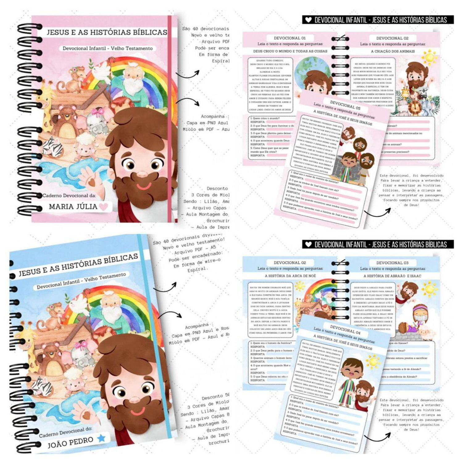 Arquivo Digital Devocional Infantil 2 - Encaderna com amor  1