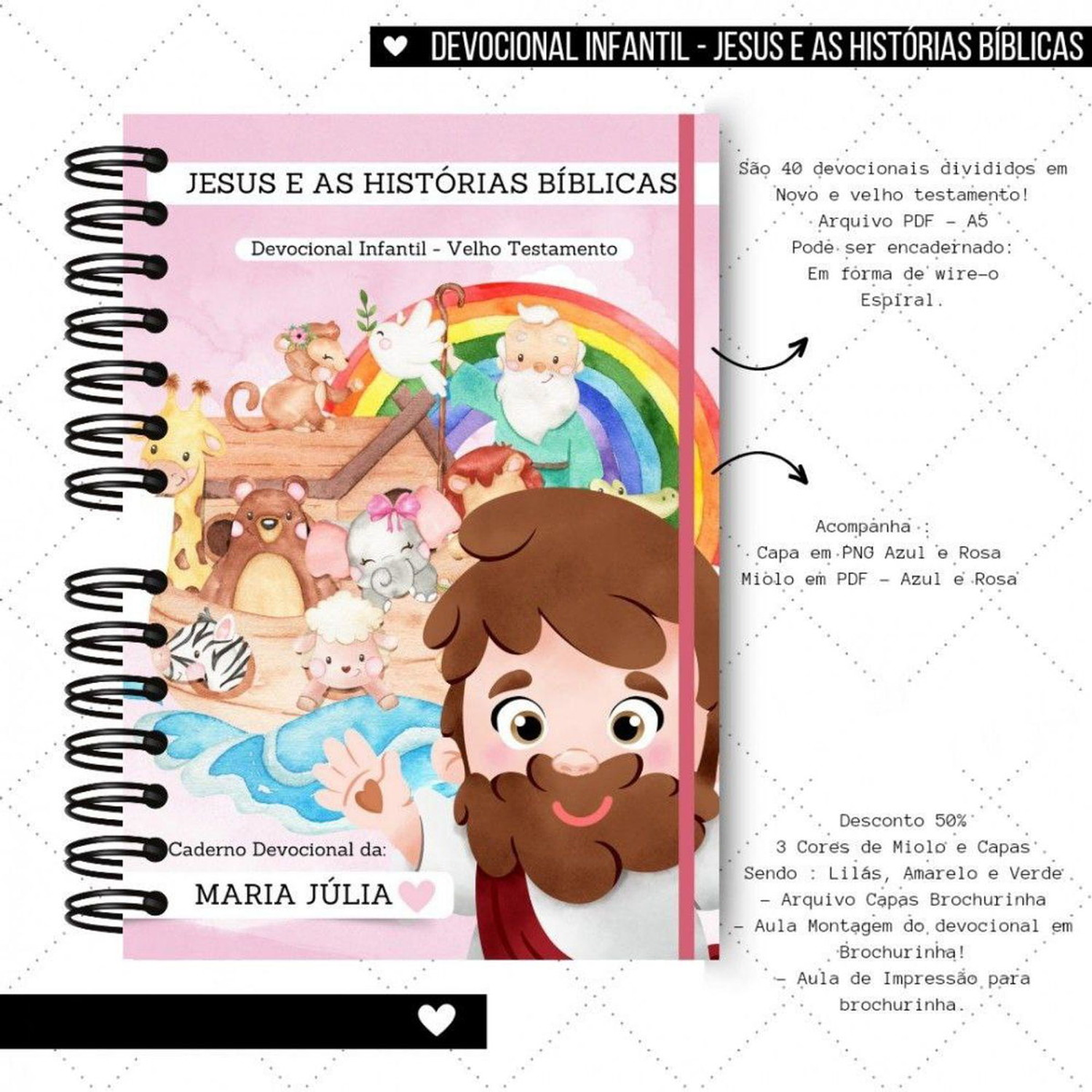 Arquivo Digital Devocional Infantil 2 - Encaderna com amor  3