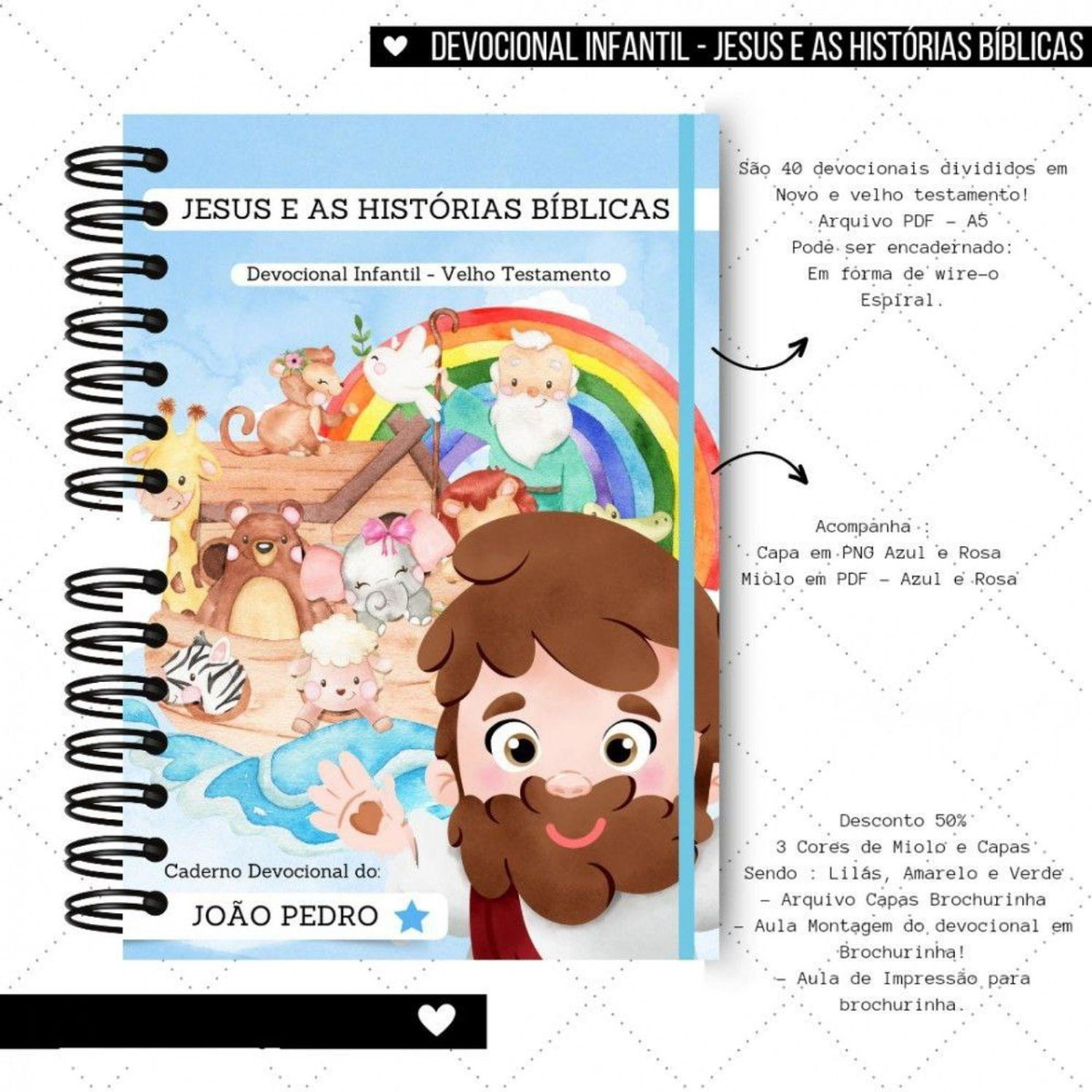 Arquivo Digital Devocional Infantil 2 - Encaderna com amor  2
