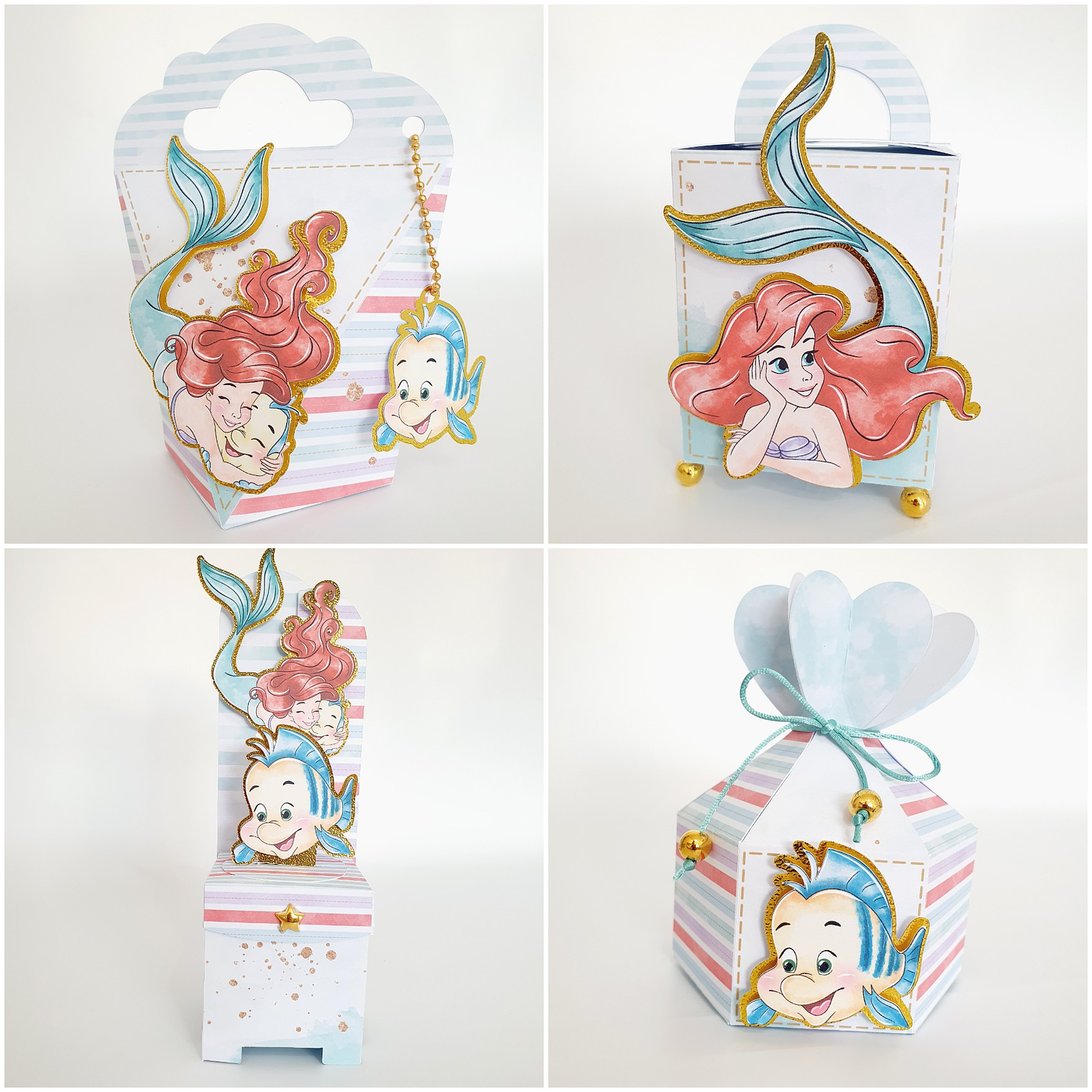 Arquivo Ariel Aquarela - Pequena Sereia - Mimos Digitais 3