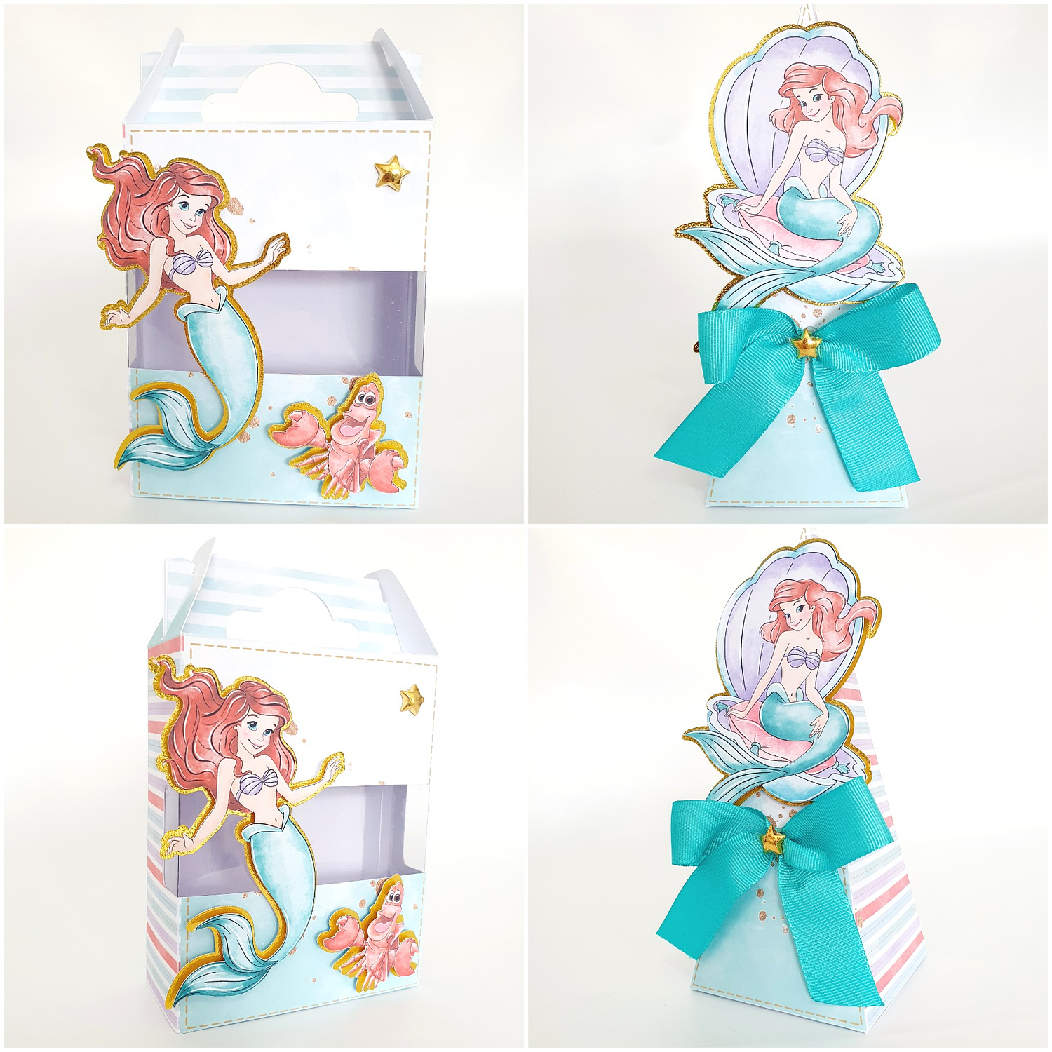 Arquivo Ariel Aquarela - Pequena Sereia - Mimos Digitais 5