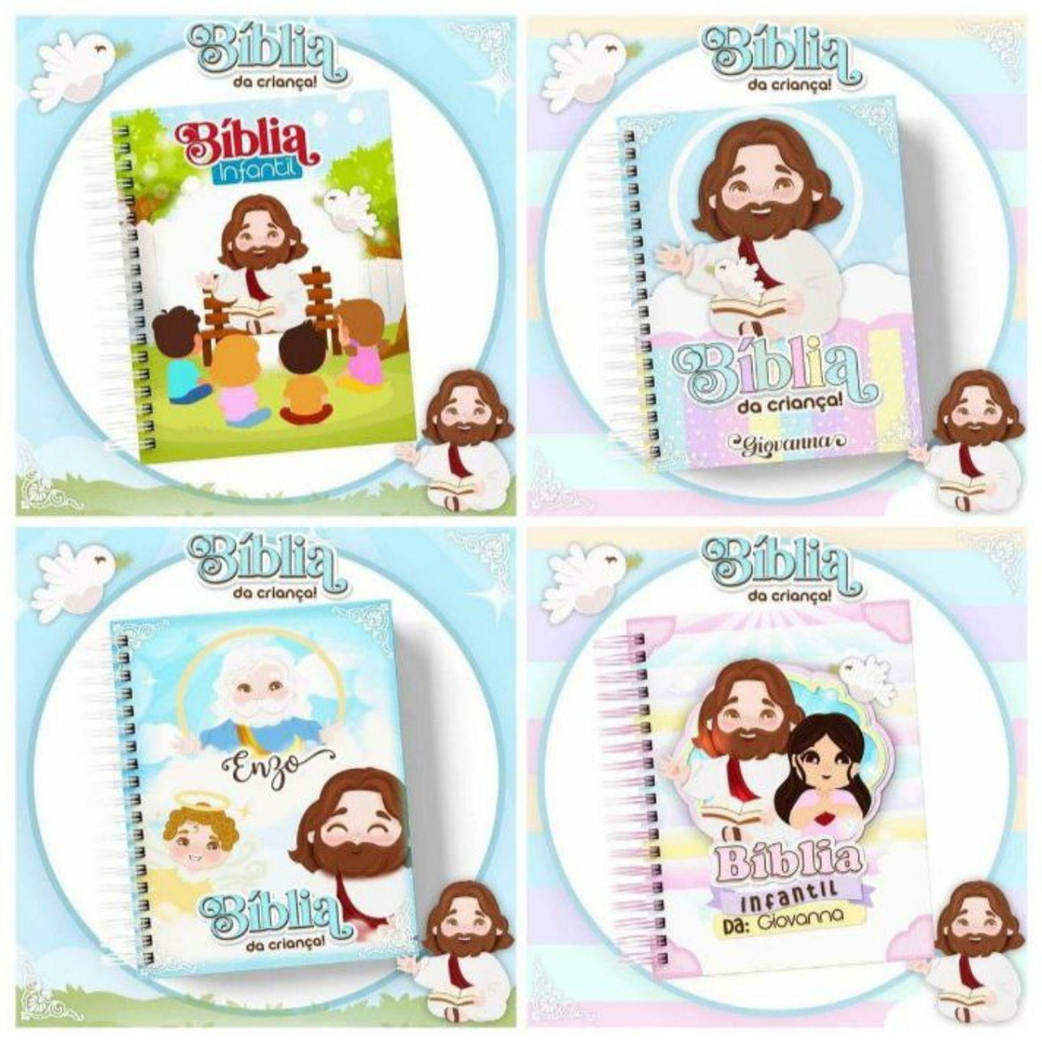 Arquivo Digital Kit Bíblia Infantil - Pamela Vieira  2