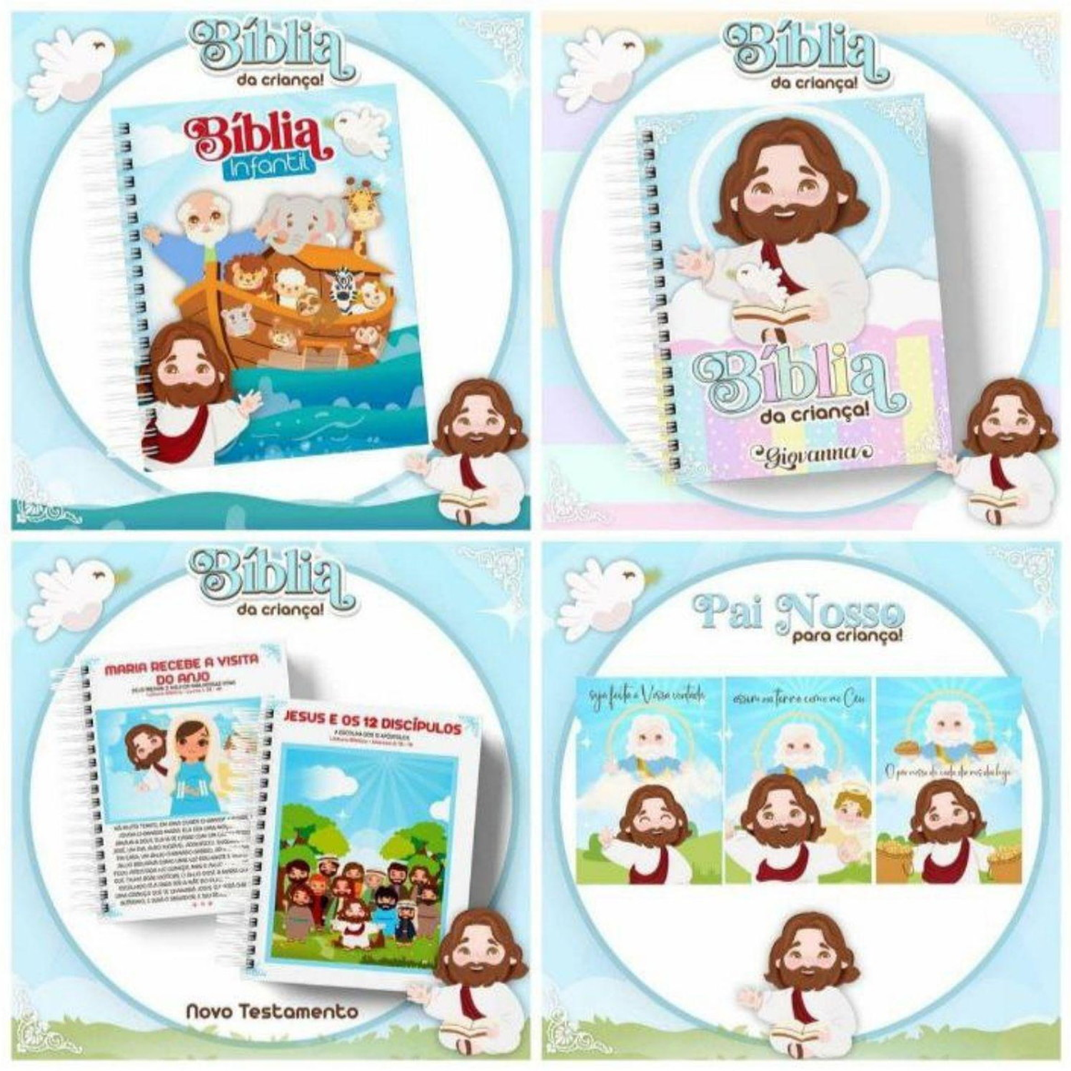Arquivo Digital Kit Bíblia Infantil - Pamela Vieira  5