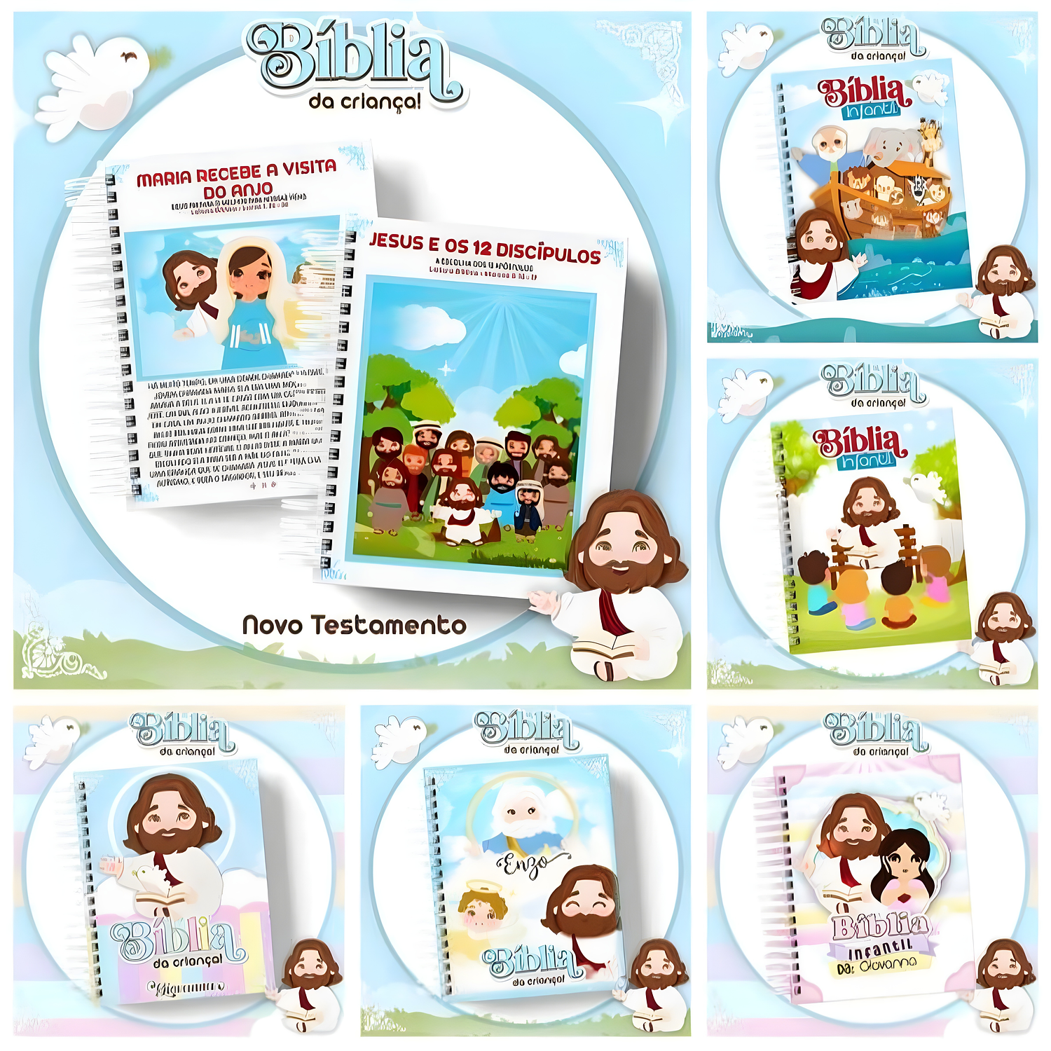 Arquivo Digital Kit Bíblia Infantil - Pamela Vieira  3