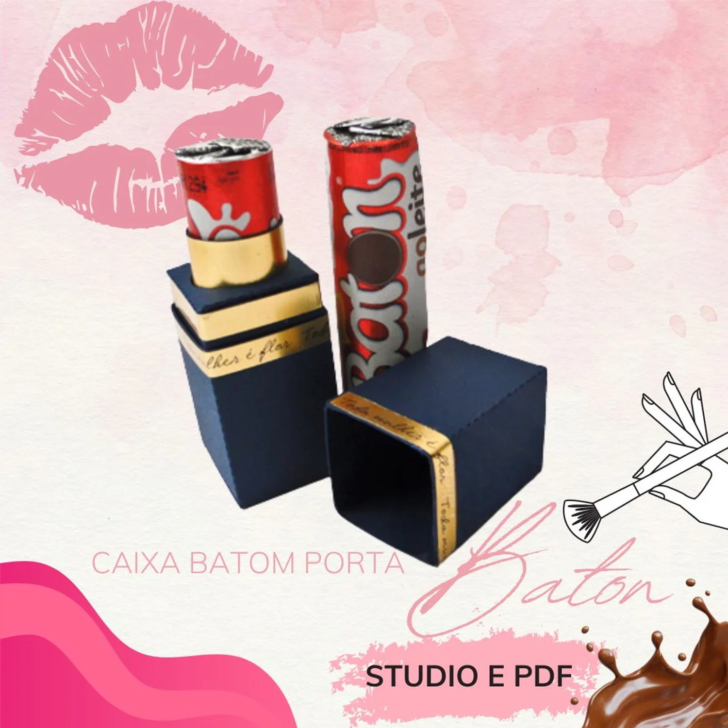 Arquivo Caixa Batom Porta Batom  