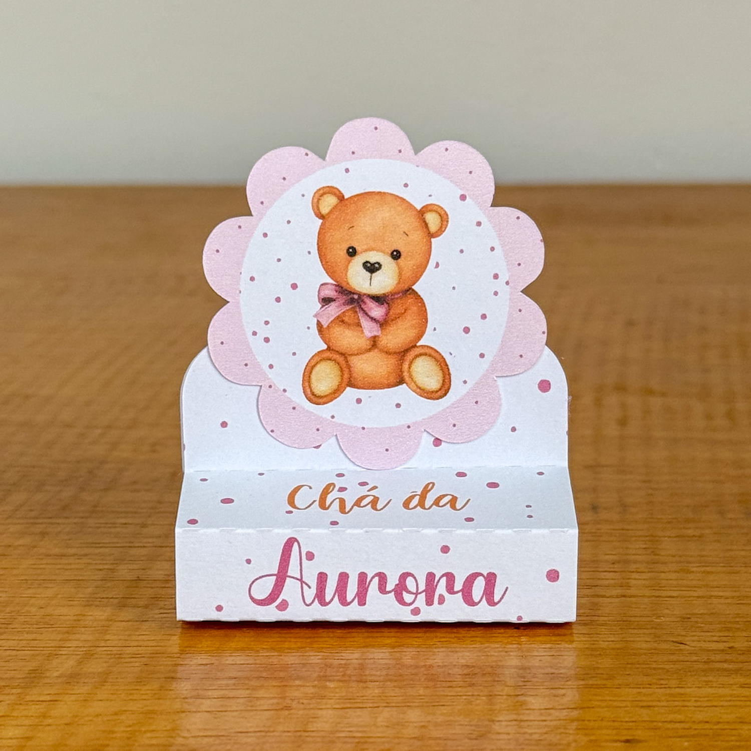 Arquivo Chá de Bebê Ursinha Rosa - Violeta - Juliana artes   14