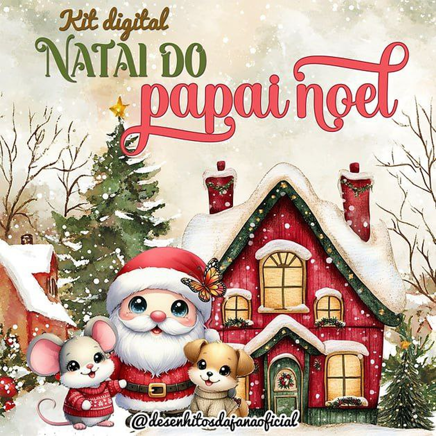 Arquivo Kit Natal Do Papai Noel - Desenhitos Da Jana 1