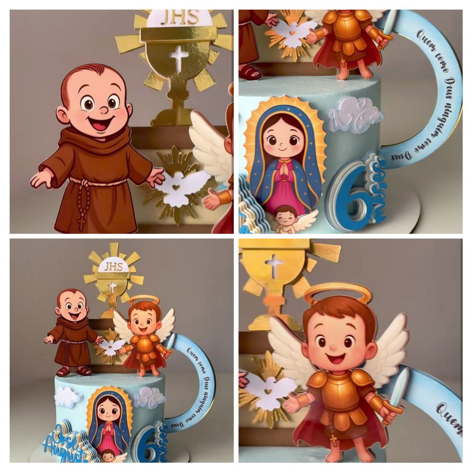 Arquivo Topo Primeira Eucaristia Luxo Clean Santa e Arcanjos 2