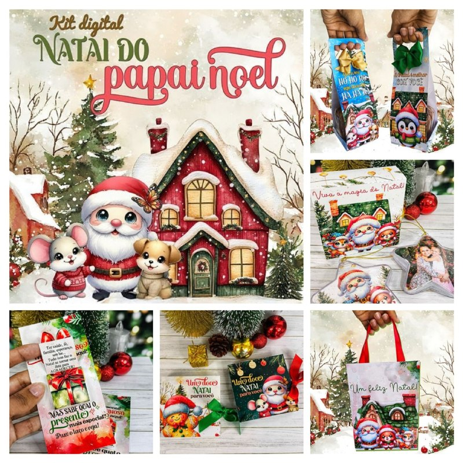 Arquivo Digital Natal Do Papai Noel - Desenhitos Da Jana  1