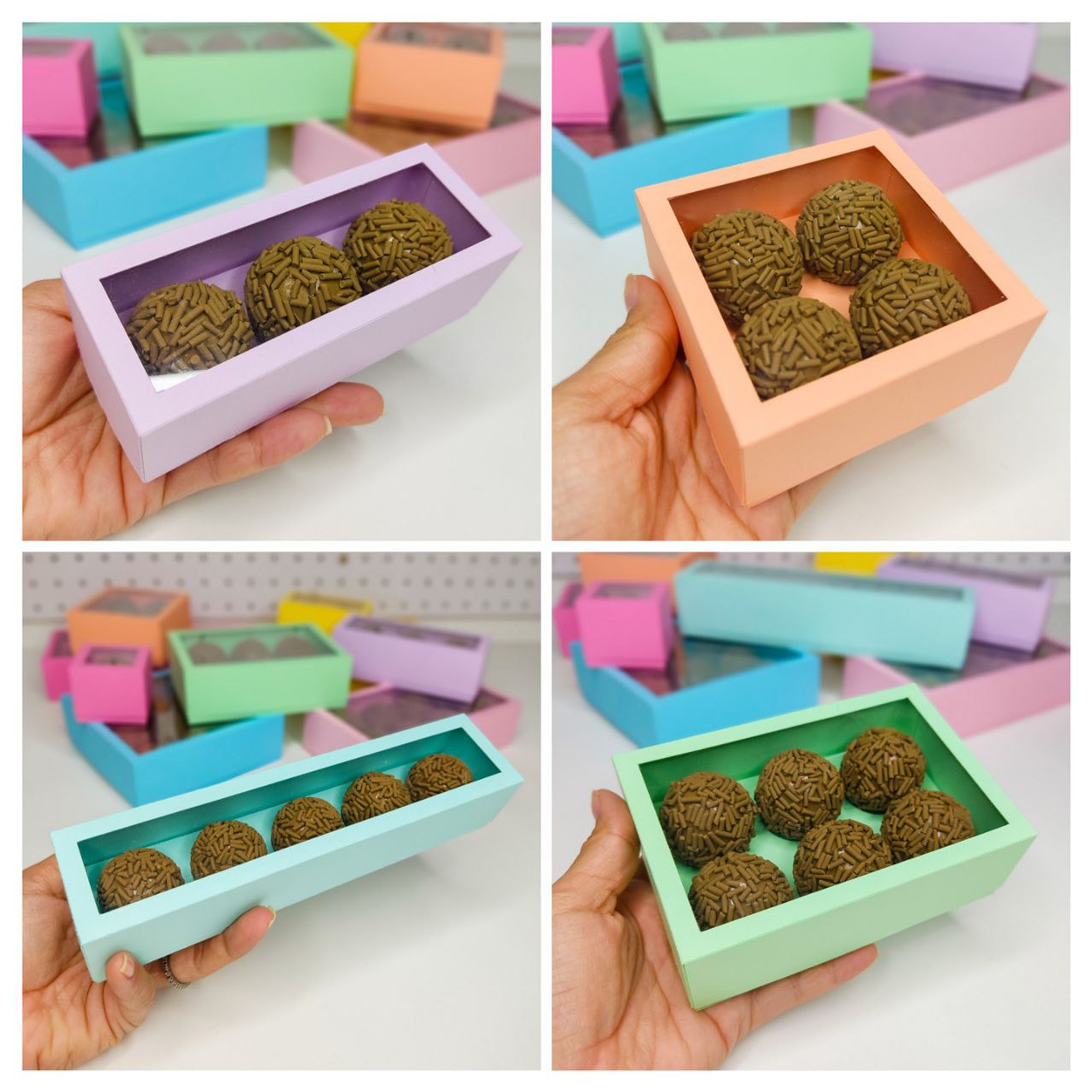 Arquivo Mega Pack 10 Caixas Para Doces 2