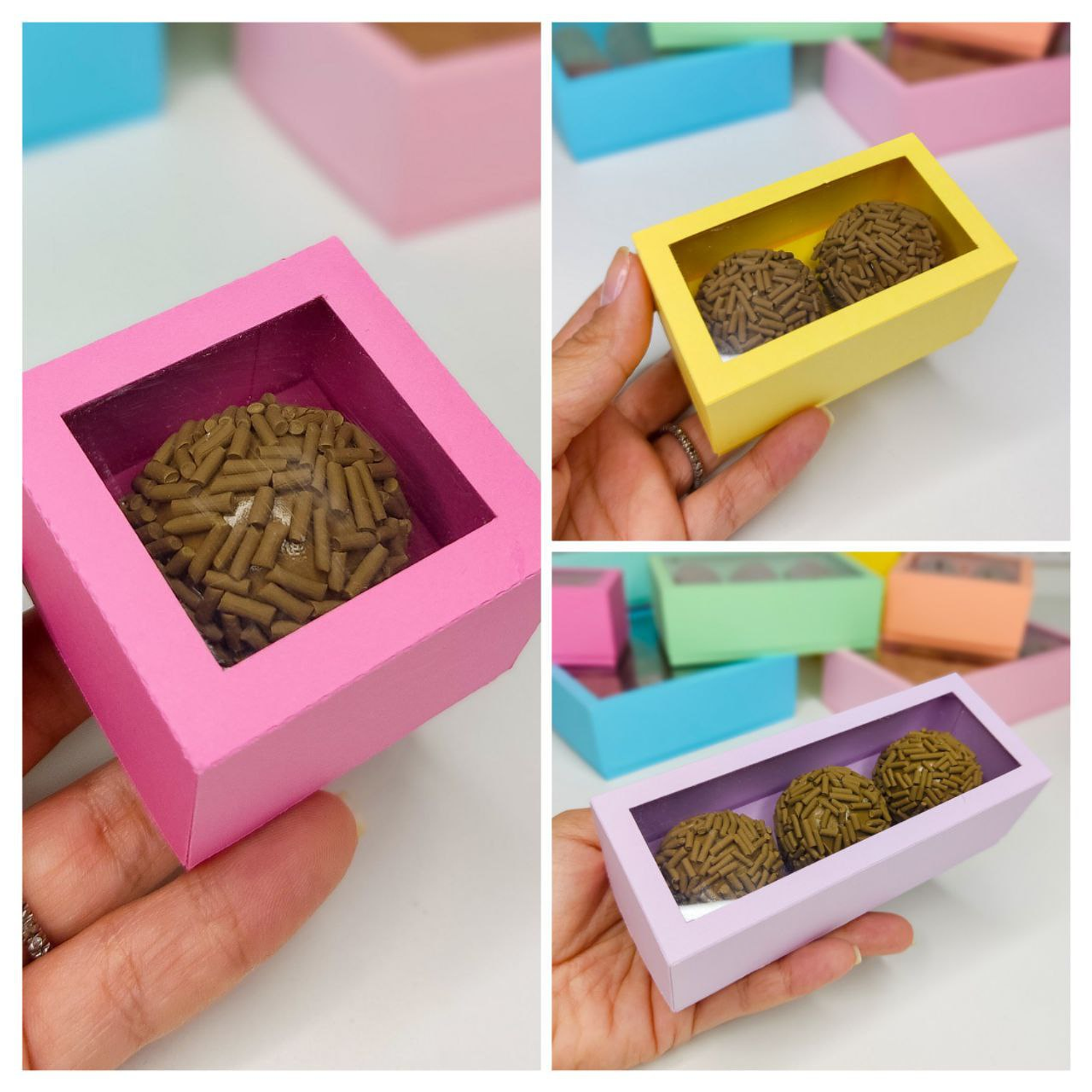 Arquivo Mega Pack 10 Caixas Para Doces 3