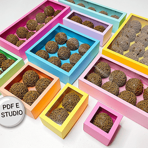 Arquivo Mega Pack 10 Caixas Para Doces