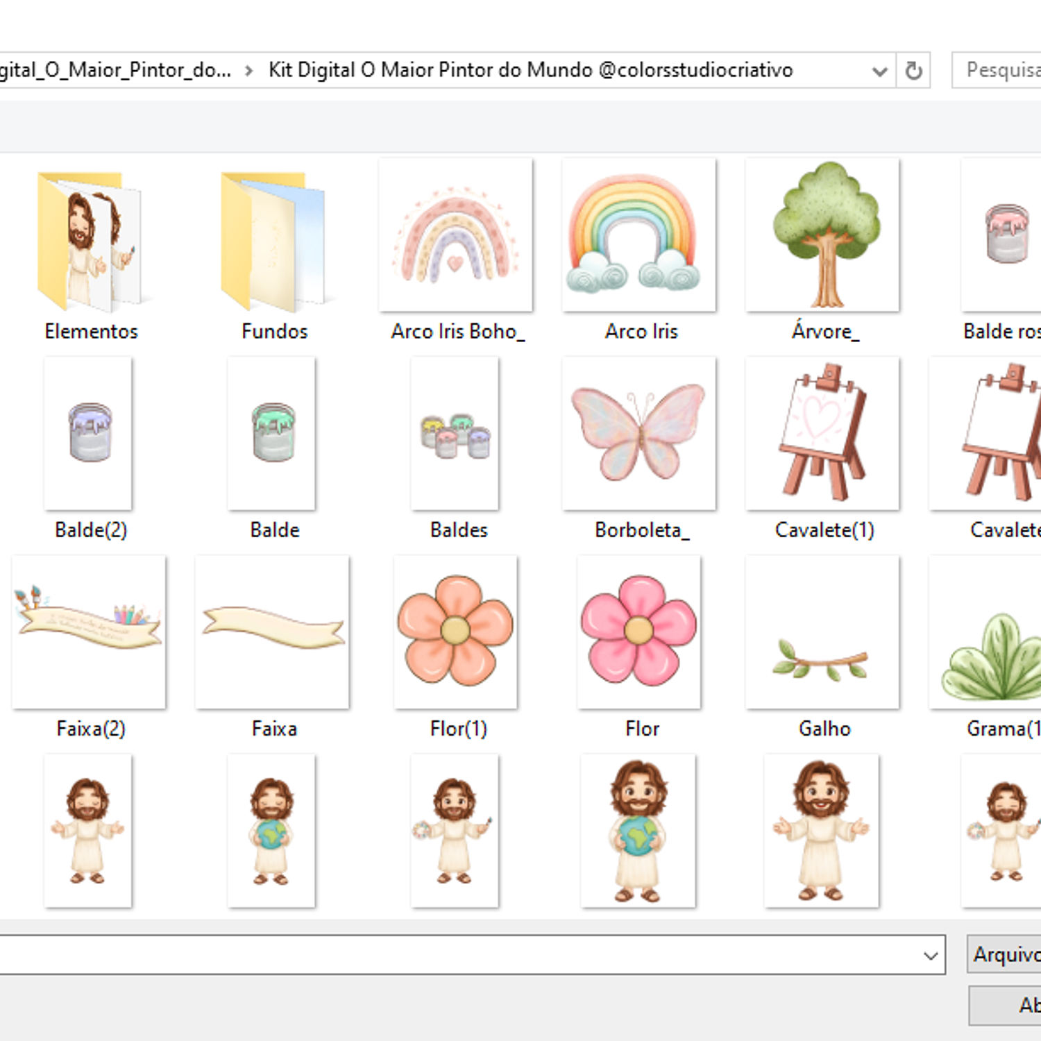 Kit Digital O Maior Pintor Do Mundo Aquarela - Color Studio Criativo 2