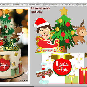 Arquivo Topo Natal Menina No Trenó