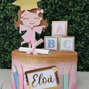 Arquivo Topo Formatura Abc Menina Morena