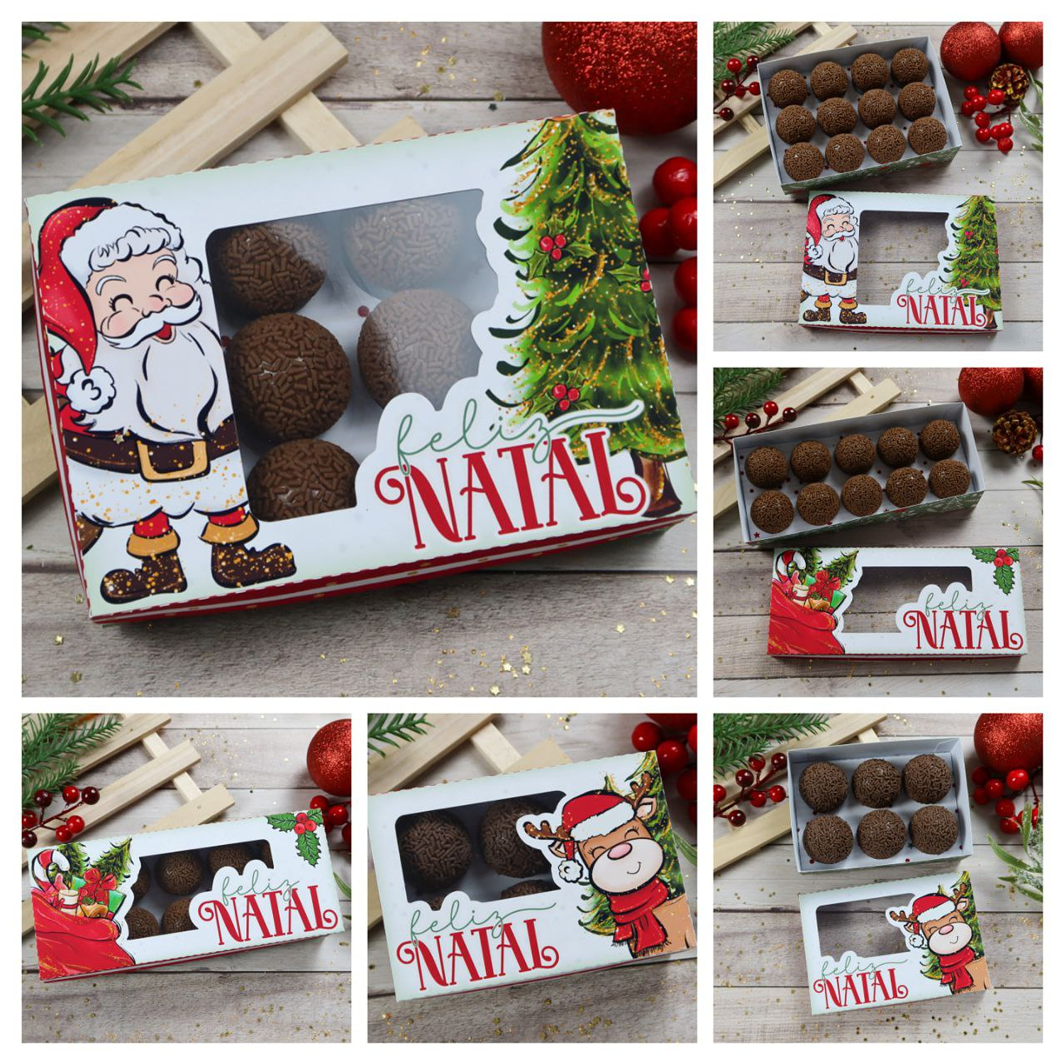 Arquivo Kit 10 Caixas Chocolate de Natal - Chuvinha De Papel 4