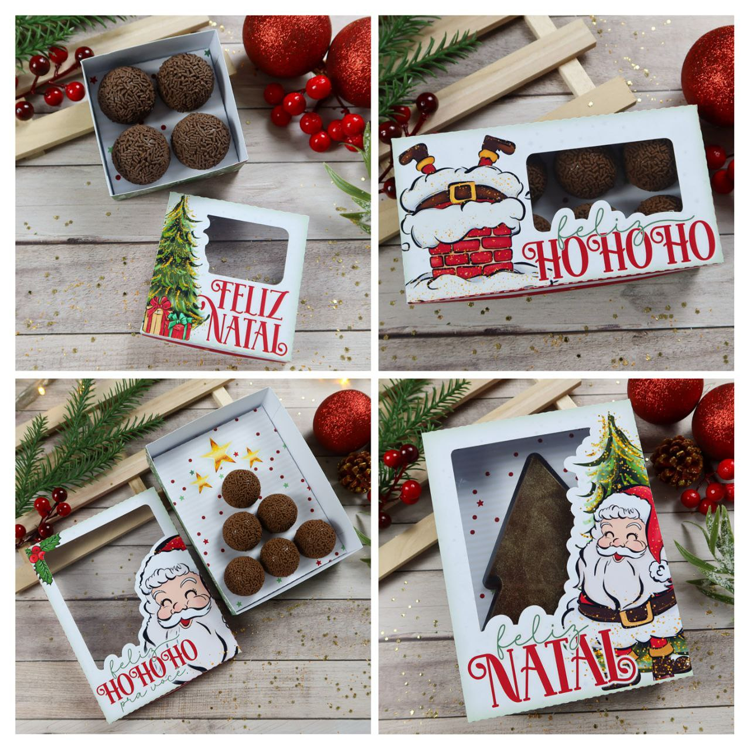 Arquivo Kit 10 Caixas Chocolate de Natal - Chuvinha De Papel 3