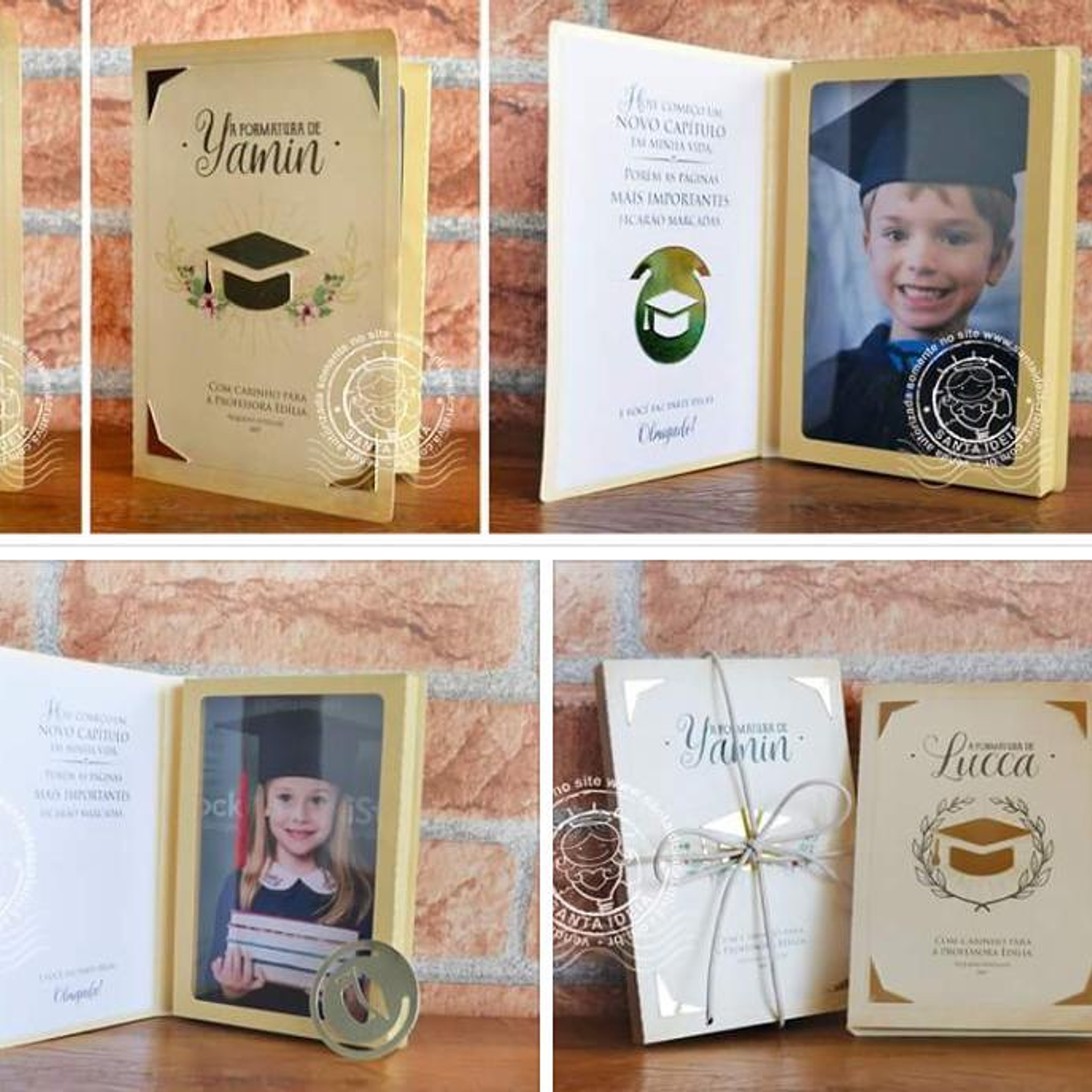 Arquivo Caixa Livro Formatura Com Marcador - Santa Ideia
