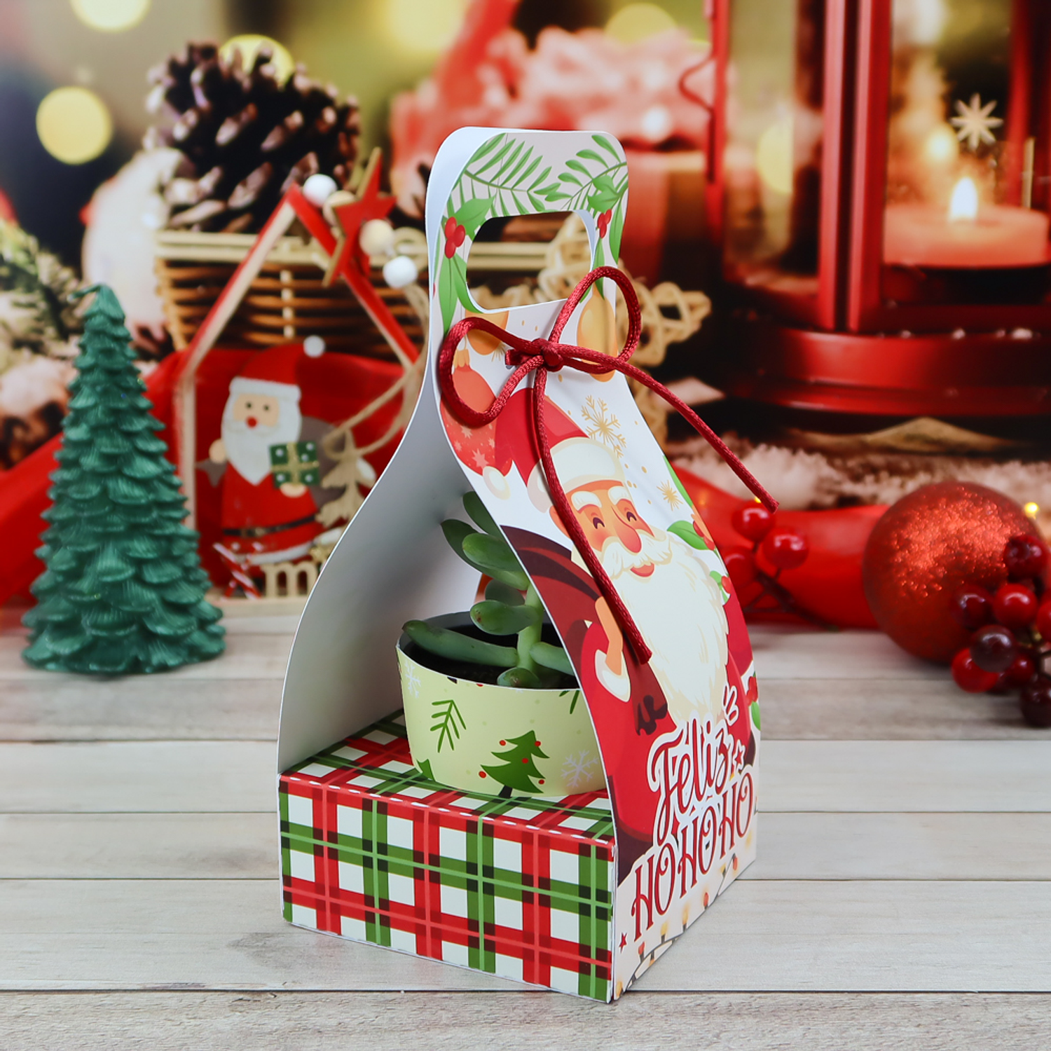 Arquivo Kit Caixas Suculentas Mimo De Natal - Chuvinha De Papel 2