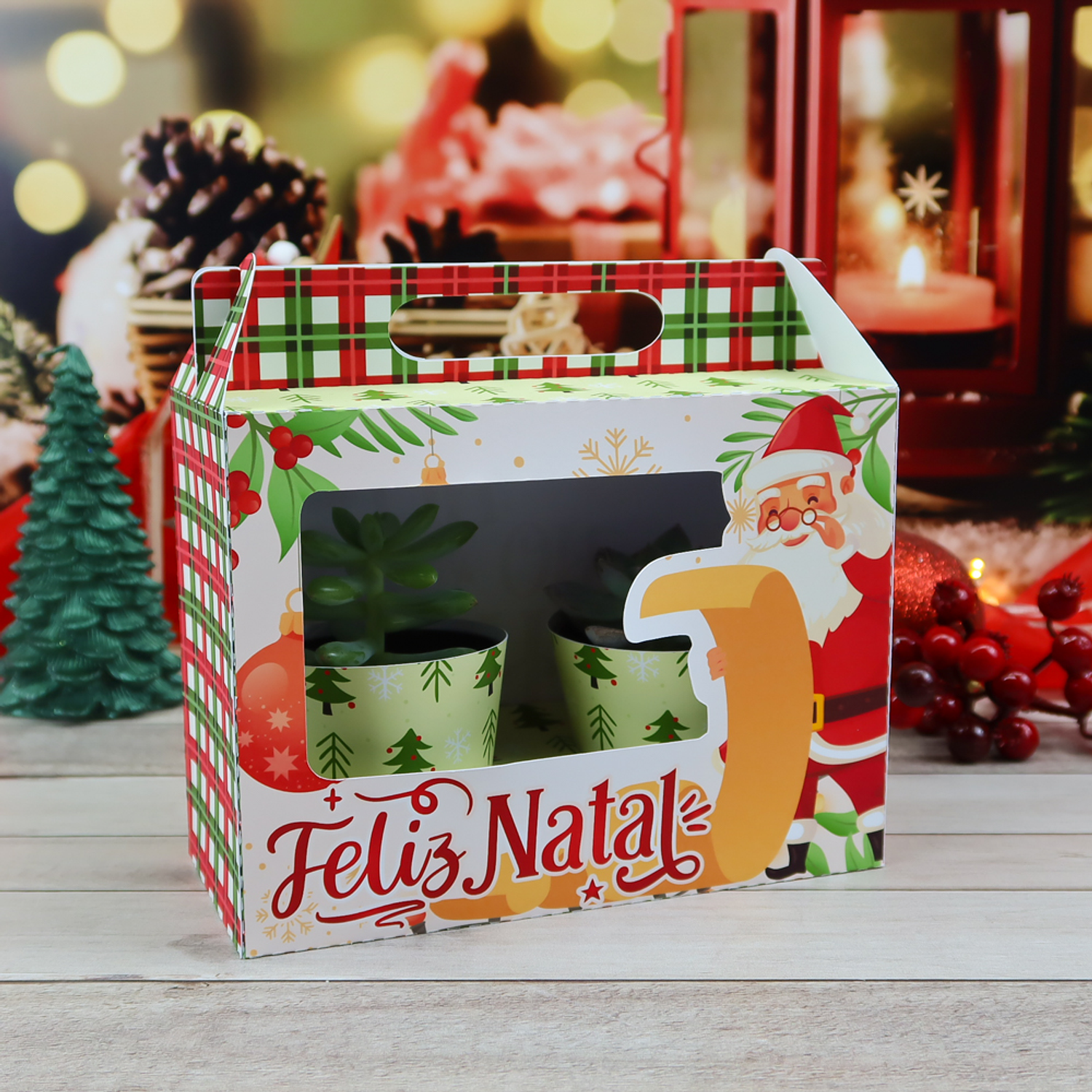 Arquivo Kit Caixas Suculentas Mimo De Natal - Chuvinha De Papel 9