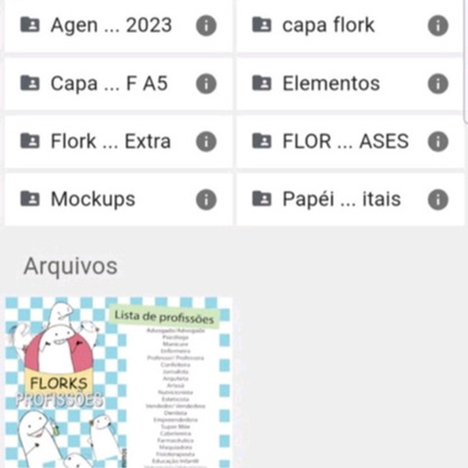Agendas Flork Profissões Kit Digit.completo  3