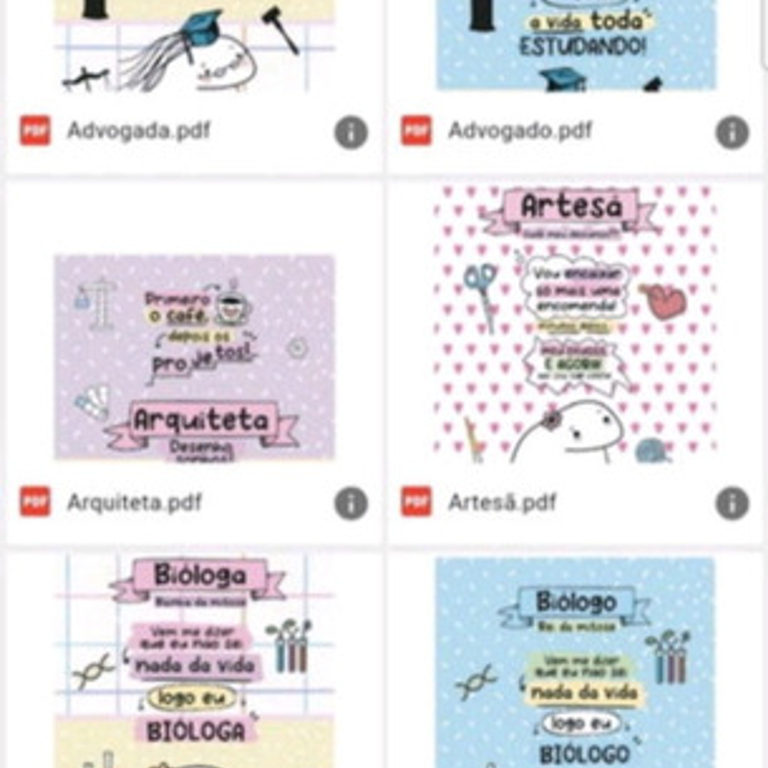 Agendas Flork Profissões Kit Digit.completo  4