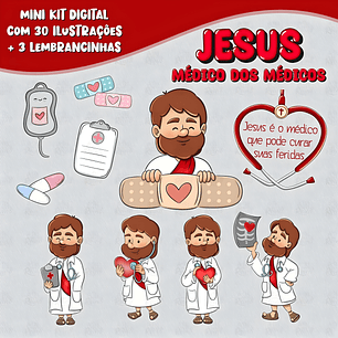 Kit Digital Jesus Médico dos Médicos 