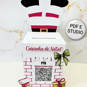 Arquivo Caixinha Pix De Natal 