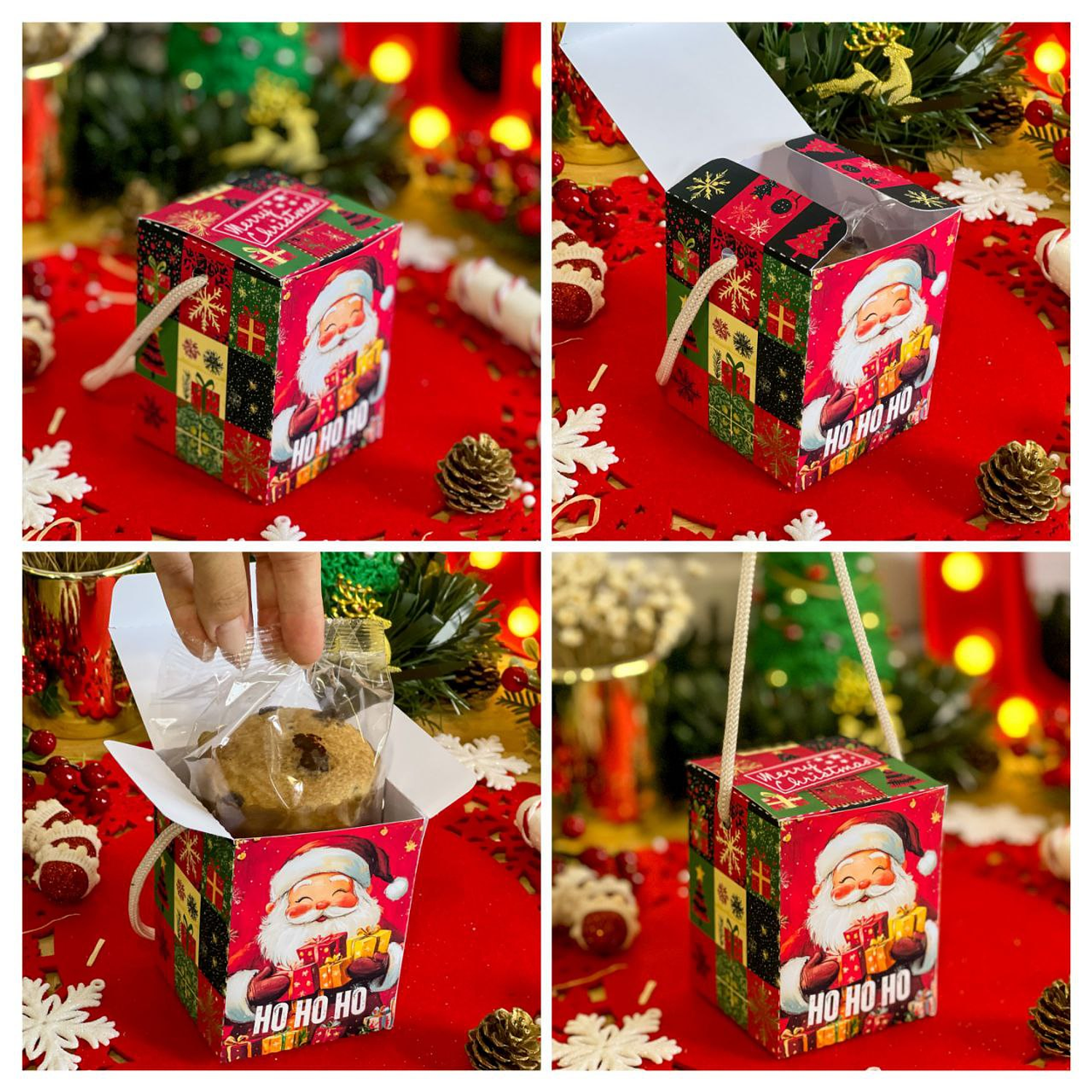 Arquivo Kit Caixa Box Com Alça Mini Panetone 3