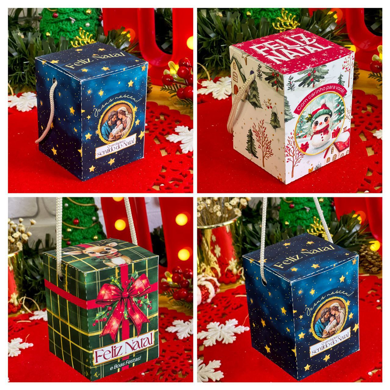 Arquivo Kit Caixa Box Com Alça Mini Panetone 2