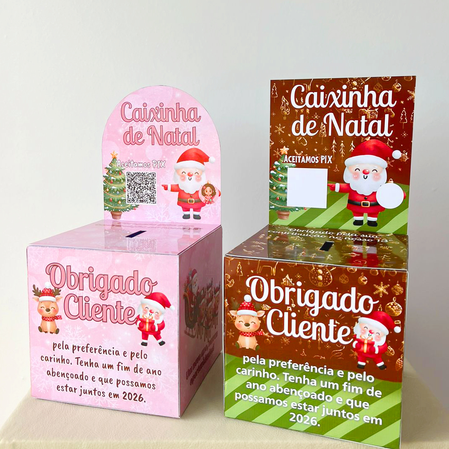 Arquivo Caixinha Pix De Natal - Dispenser 1 2