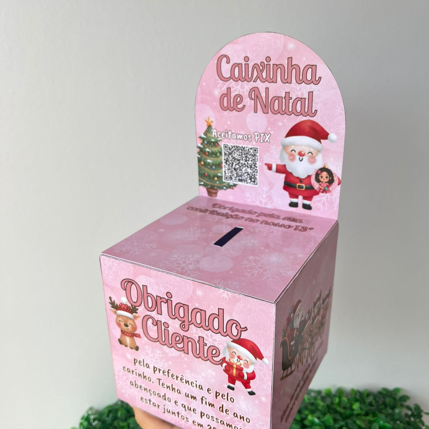 Arquivo Caixinha Pix De Natal - Dispenser 2 2