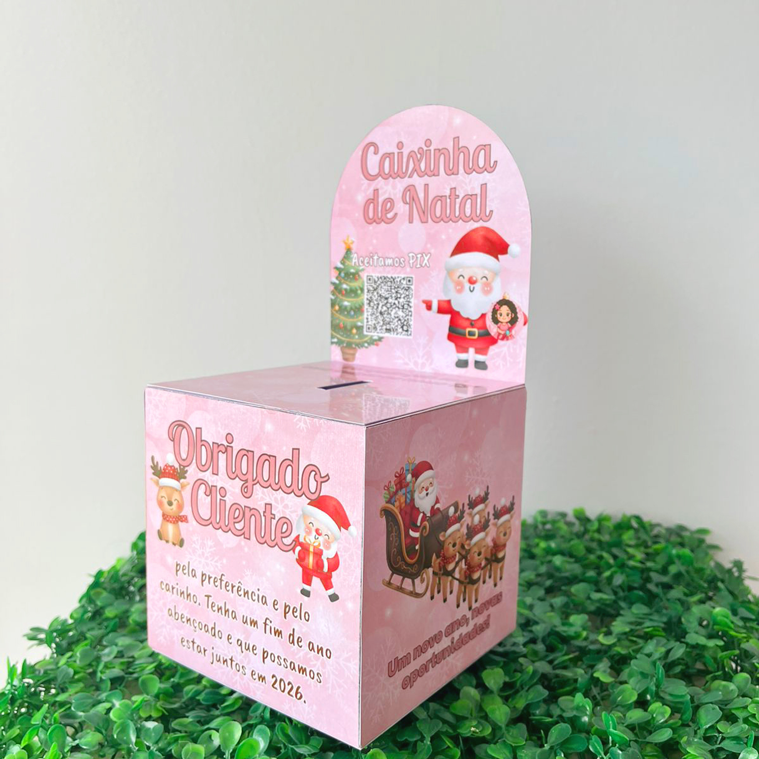 Arquivo Caixinha Pix De Natal - Dispenser 2 6