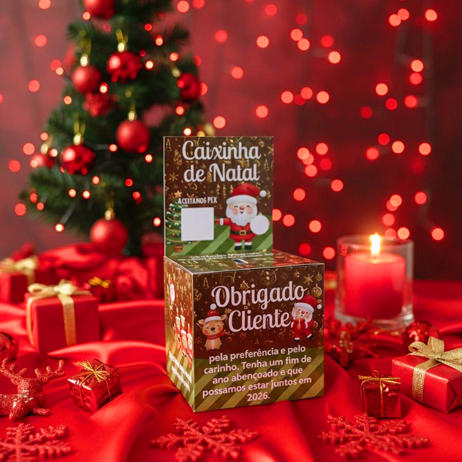 Arquivo Caixinha Pix De Natal - Dispenser 2 9