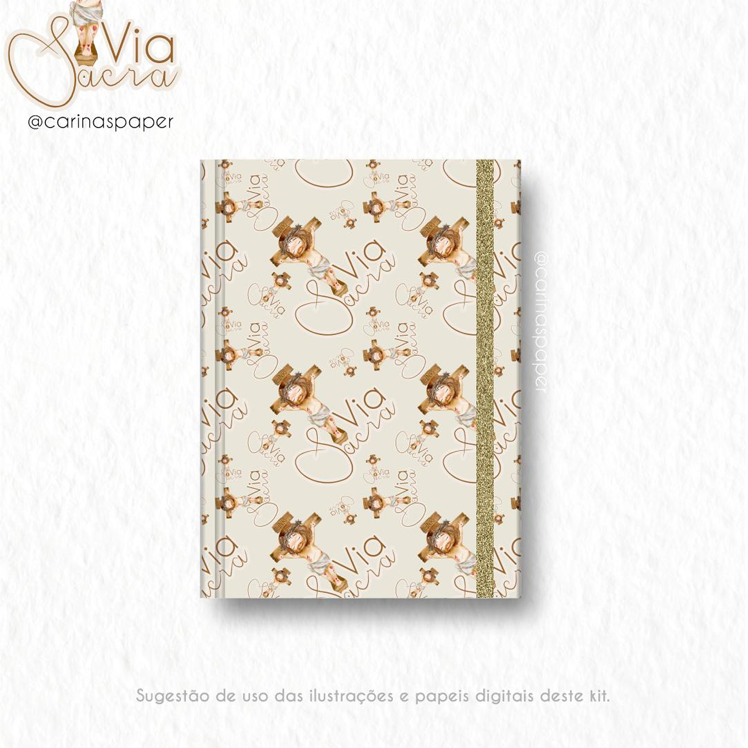 Kit Digital Santinhos Via Sacra - carinaspaper   4