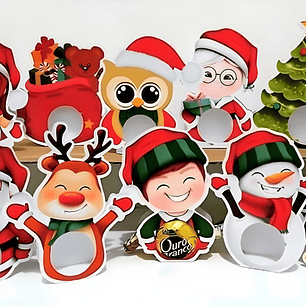 Arquivo Porta Bombom Natal Cute - Pdf e Studio