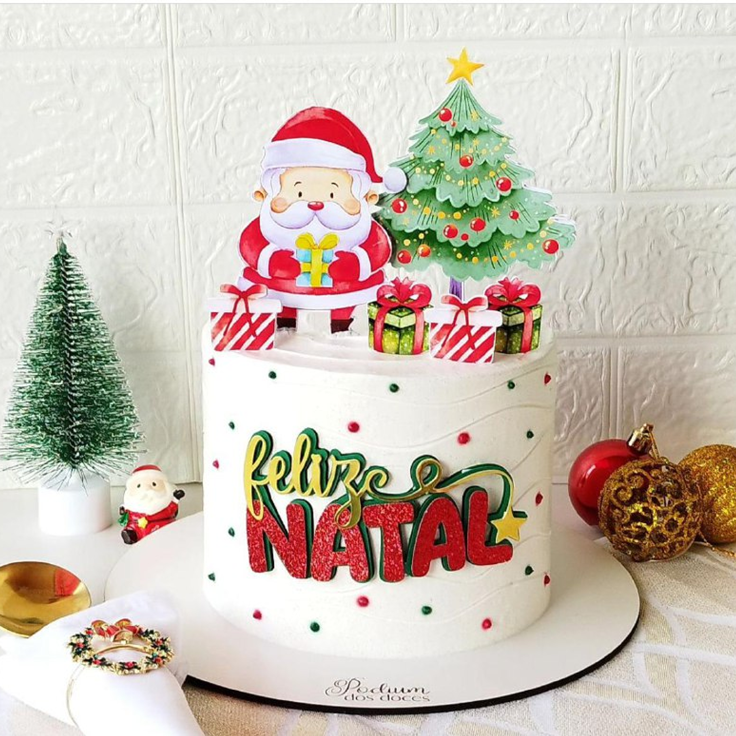 Arquivo Topo Papai Noel Aquarela