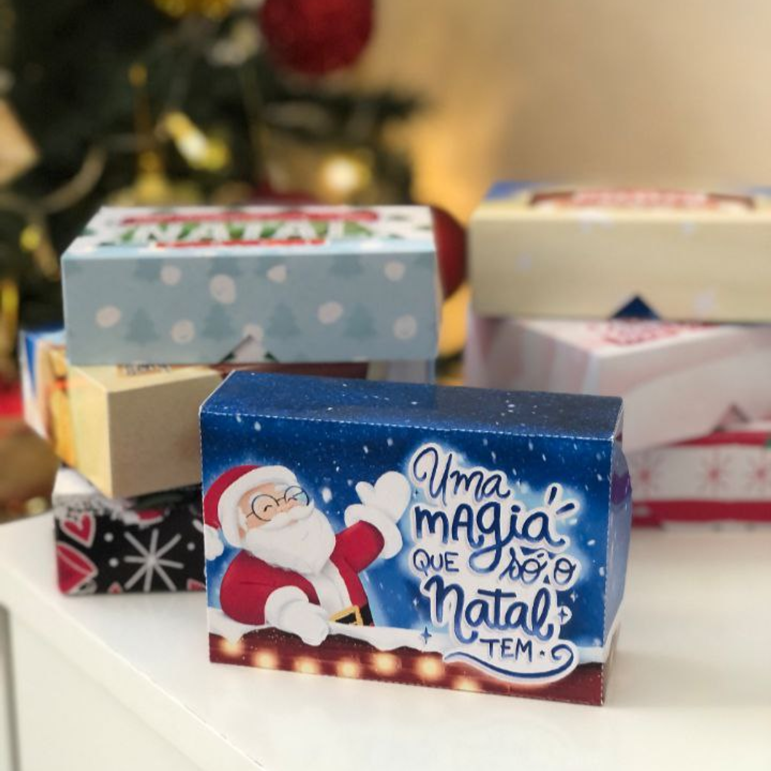 Arquivo Caixa Doces Natal Incrível 7 Estampas  3