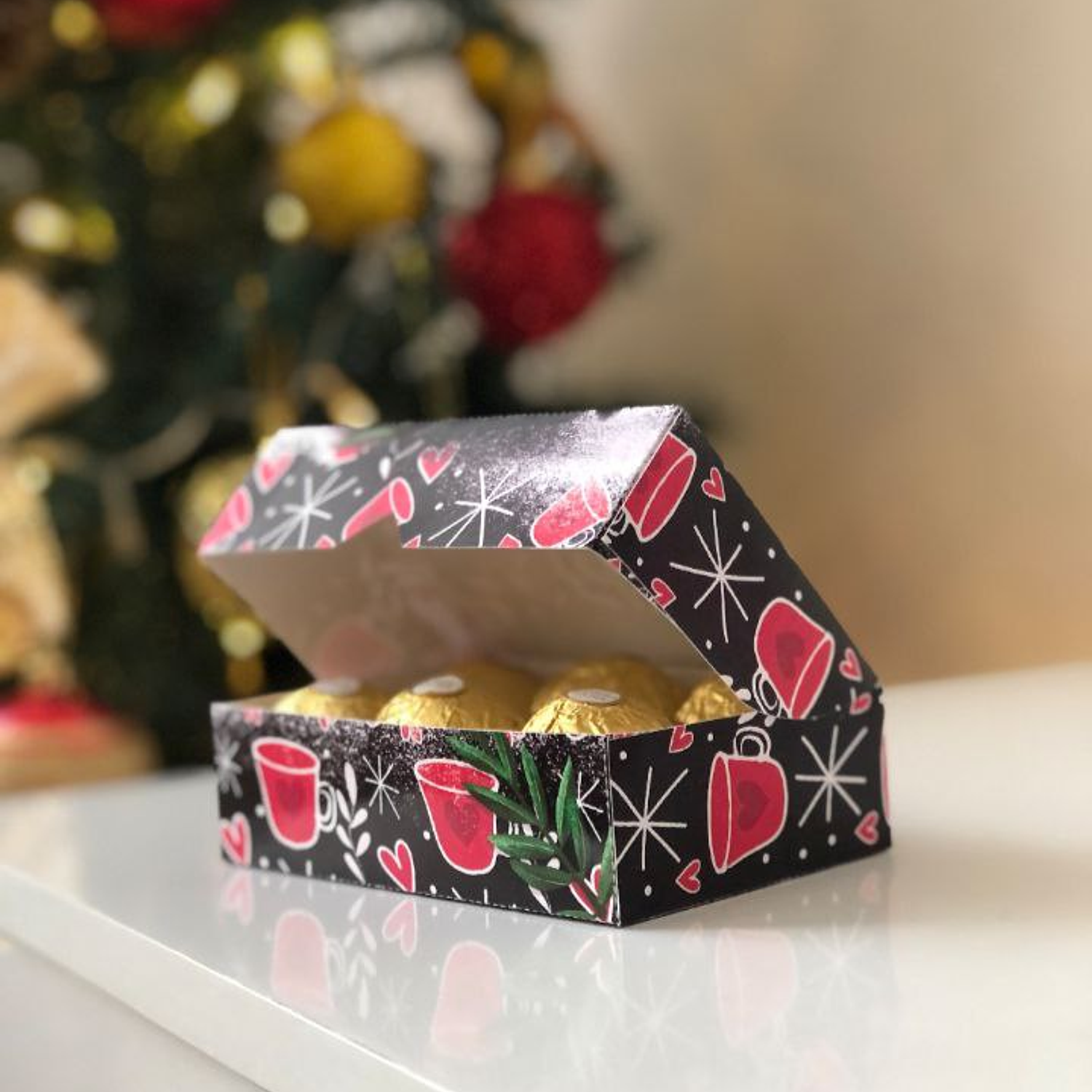 Arquivo Caixa Doces Natal Incrível 7 Estampas  5